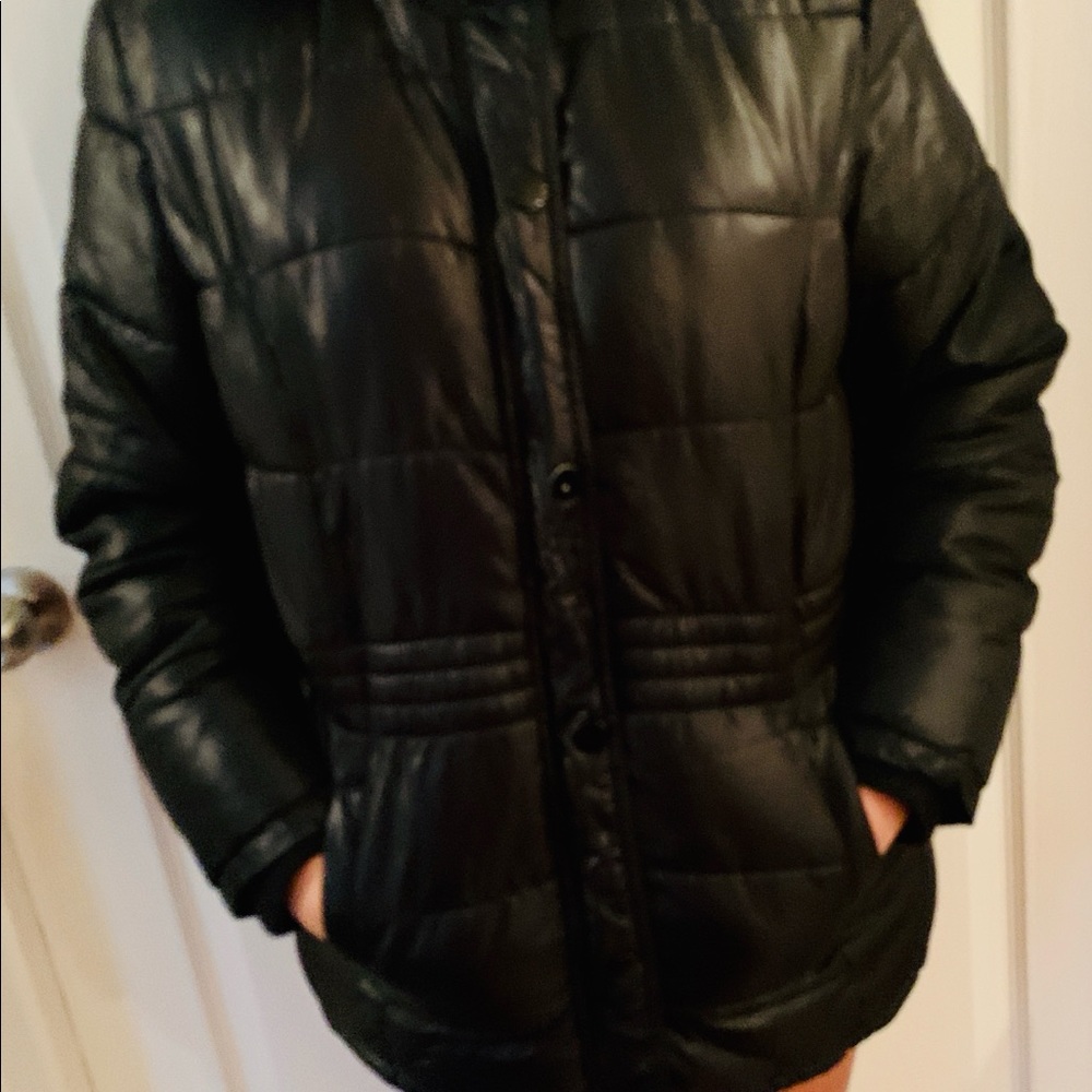 Justice Girls Black Coat Jacket 16/18